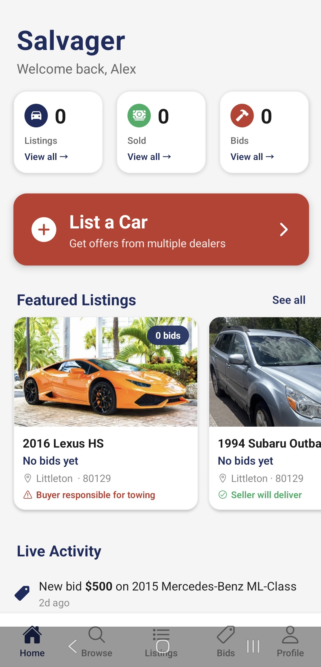 Android Salvager app screenshot 1